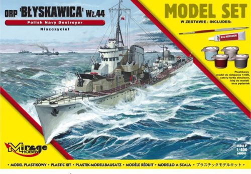 Mirage Hobby - ORP"Blyskawica"-wz.44(Polish Destroyer WWII)(Model Set)