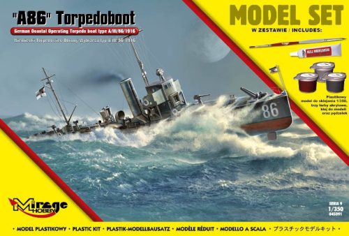 Mirage Hobby - A86 German Torpedoboot (Model Set)