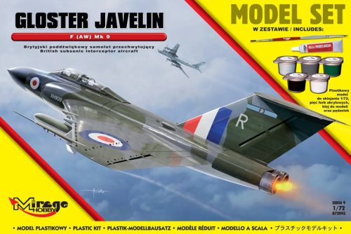 Mirage Hobby - Gloster Javelin F (AW) Mk 9 (British Subsonic Interceptor Aircraft)