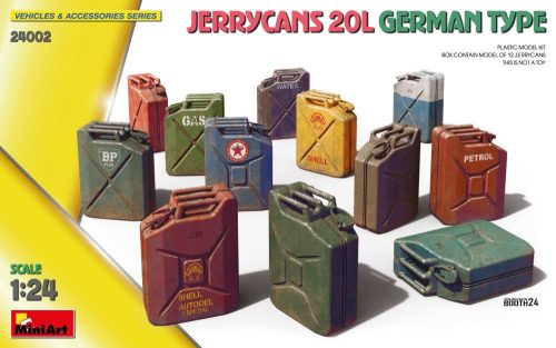 MiniArt - 1:24 Jerrycans 20L German Type