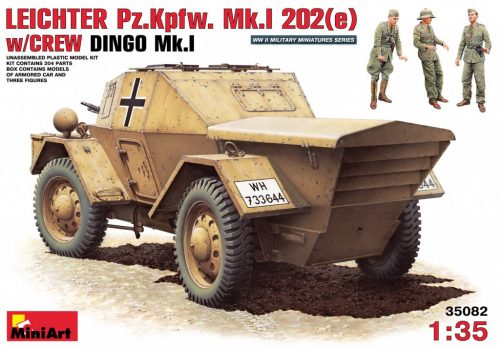 MiniArt - Leichter Pz Kpfw Mk 1 202 (e) withcrew