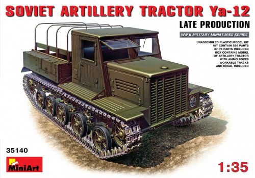 MiniArt - Ya-12 Late Prod Soviet Artillery Tractor