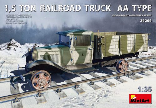 Miniart - 1,5 Ton Railroad Truck AA Type