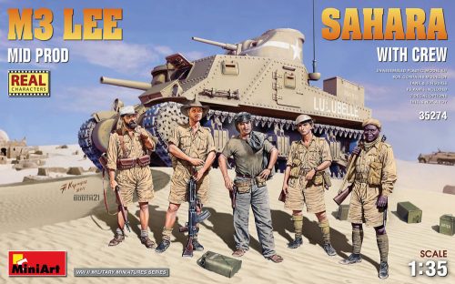 MiniArt - M3 Lee Mid Prod. Sahara w/Crew