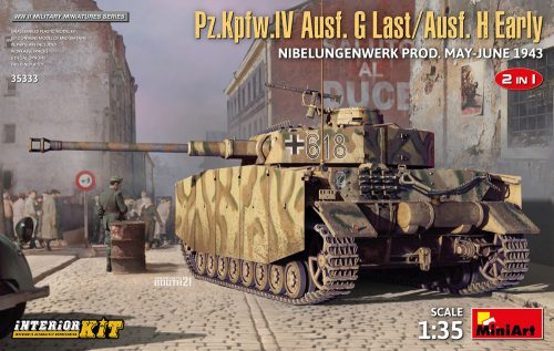 MiniArt - Pz.Kpfw.IV Ausf. G-Last/H-Early Nibelungenwerk Prod. (May-June 1943) 2in1 Interior Kit