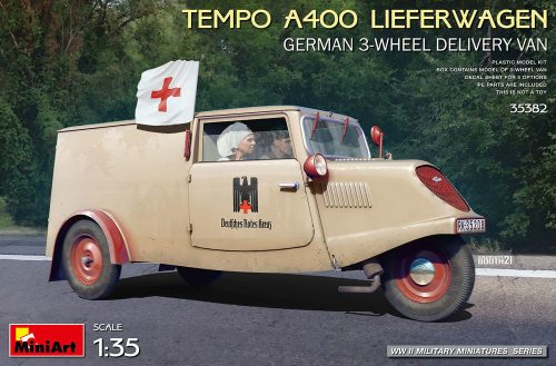 MiniArt - Tempo A400 Lieferwagen. German 3-Wheel Delivery Van