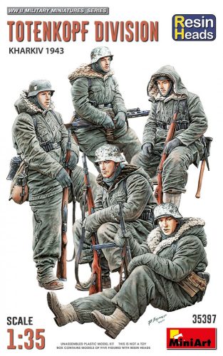 MiniArt - Totenkopf Division. Kharkov 1943. Resin Heads