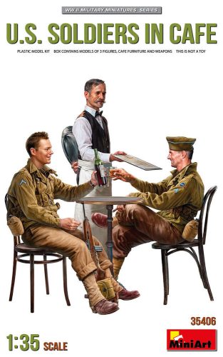 MiniArt - U.S. Soldiers in Cafe