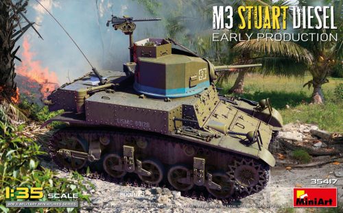 MiniArt - 1/35 M3 Stuart Diesel Early Production