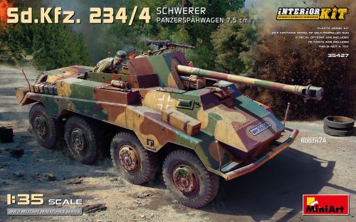 Miniart - Sd.Kfz. 234/4 Schwerer Panzerspahwagen 7,5 cm. Interior Kit