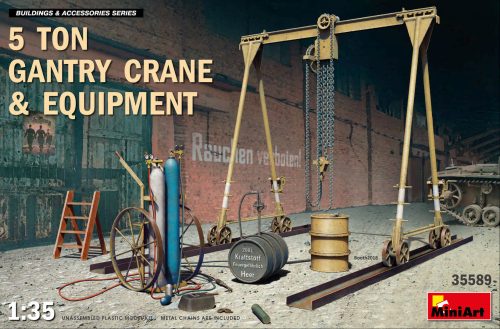 Miniart - 5 Ton Gantry Crane & Equipment