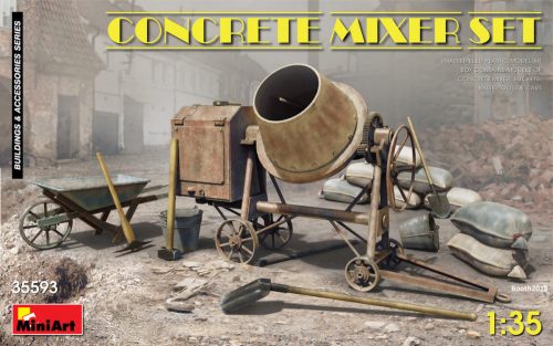 Miniart - Concrete Mixer Set