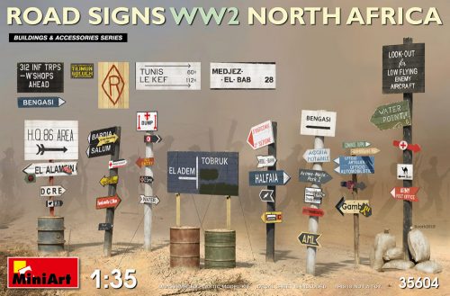 MiniArt - Road Signs WW2 (N.Africa)