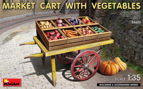 Miniart - Market Cart With Vegetables