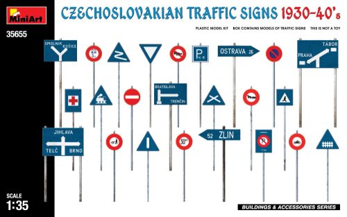 MiniArt - Czechoslovakian Traffic Signs 1930-40’s