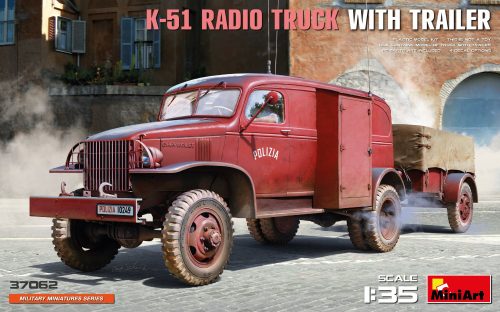 Miniart - K-51 Radio Truck w/ Trailer