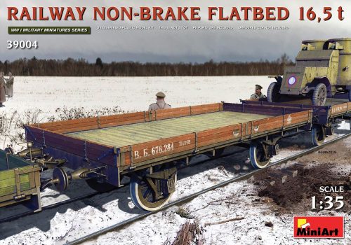 Miniart - Railway Non-brake Flatbed 16,5 t