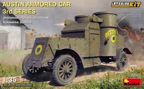 Miniart - Austin Armored Car 3rd Series: Ukrainian, Polish,  Georgian, Romanian Service. Interior Kit