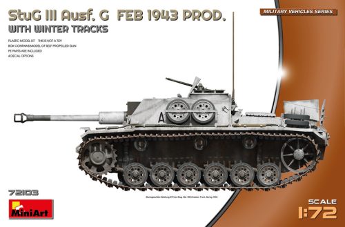 Minart - StuG III Ausf. G  Feb 1943 Prod w/Winter Tracks