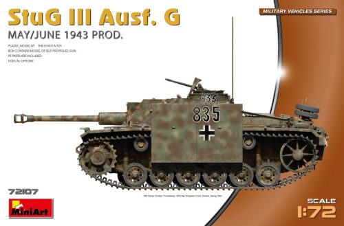 MiniArt - 1/72 StuG III Ausf. G  MAY/JUNE 1943 PROD.