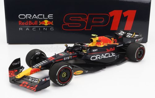 Minichamps - RED BULL F1  RB19 TEAM ORACLE RED BULL RACING N 11 SEASON 2023 SERGIO PEREZ MATT BLUE