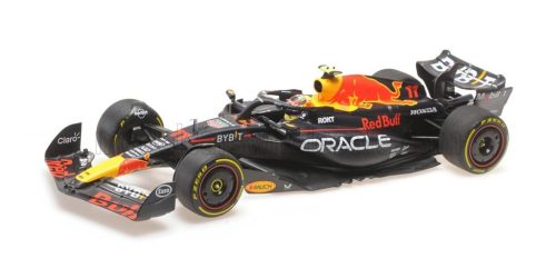 Minichamps - RED BULL F1  RB19 TEAM ORACLE RED BULL RACING N 11 2nd MONZA ITALY GP 2023 SERGIO PEREZ MATT BLUE