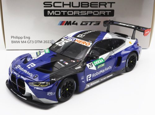 Minichamps - BMW 4-SERIES M4 GT3 TEAM SCHUBERT MOTORSPORT N 25 DTM SEASON 2022 P.ENG BLUE BLACK