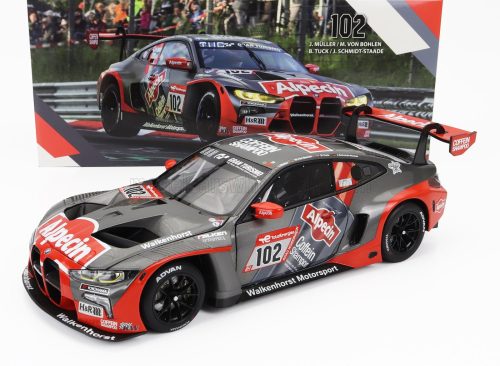 Minichamps - BMW 4-SERIES M4 GT3 TEAM WALKENHORST MOTORSPORT N 102 24h NURBURGRING 2022 JORG MULLER - MARIO VON BOHLEN - BEN TUCK - JORN SCHMIDT STAADE GREY ORANGE