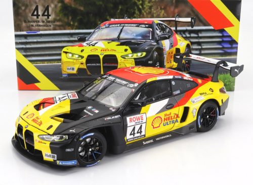 Minichamps - BMW 4-SERIES M4 GT3 TEAM BMW JUNIOR N 44 WINNER NLS 3 NURBURGRING ADAC RUNDSTRECKEN TROPHY 2023 DAN HARPER - MAX HESSE - NEIL VERHAGEN YELLOW RED BLACK