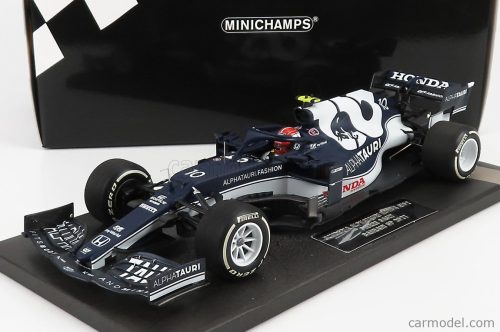 Minichamps - Alpha Tauri F1 At02 Honda Ra620H Team Alpha Tauri N 10 Bahrain Gp 2021 Pierre Gasly White Blue