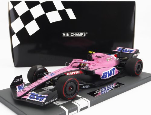 Minichamps - RENAULT F1 A522 TEAM ALPINE BWT N 31 7th BAHRAIN GP 2022 ESTEBAN OCON PINK