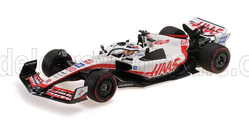 Minichamps - HAAS F1  VF-22 TEAM HAAS N 20 POLE POSITION BRAZILIAN GP 2022 KEVIN MAGNUSSEN WHITE BLACK RED