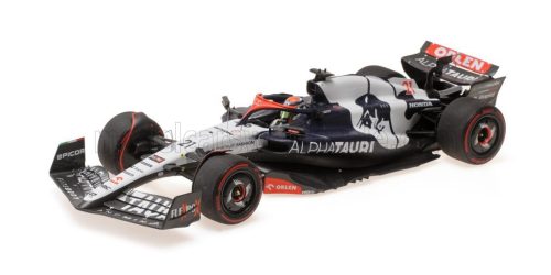 Minichamps - ALPHA TAURI F1  AT04 TEAM ALPHA TAURI N 21 SEASON 2023 NYCK DE VRIES BLUE WHITE