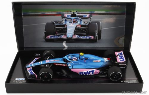 Minichamps - Renault F1 A522 Team Alpine Bwt N 31 Australian Gp 2022 Esteban Ocon Blue Pink