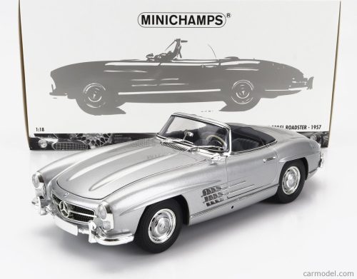 Minichamps - Mercedes Benz 300Sl Roadster Spider (W198) 1957 Silver