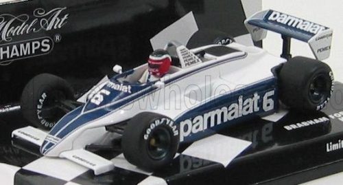 Minichamps - BRABHAM F1  FORD BT49C N 6 SEASON 1981 H.REBAQUE WHITE BLUE