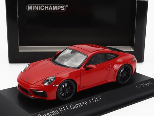 Minichamps - PORSCHE 911 992 CARRERA 4S GTS COUPE 2019 RED