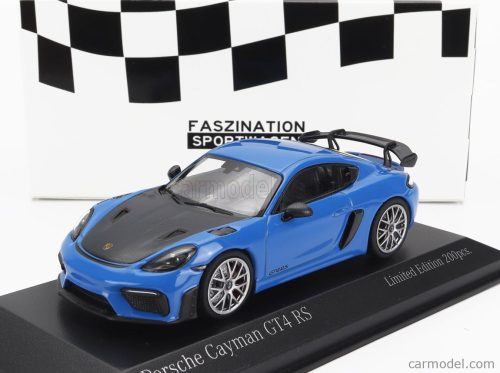 Minichamps - Porsche 718 (982) Cayman Gt4 Rs 2021 Shark Blue