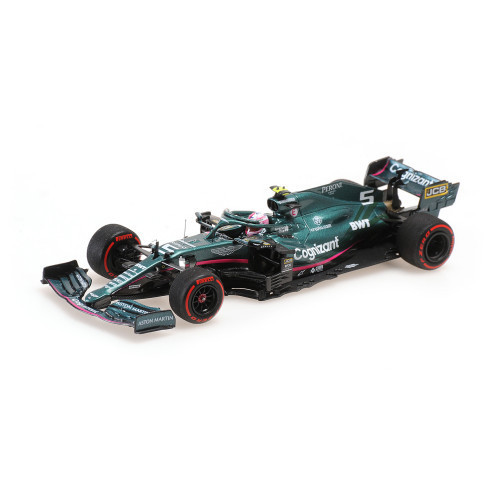 Minichamps - 1:43 Aston Martin Cognizant Formula One Team Amr21 - Sebastian Vettel - 2Nd Azerbaijan  Gp 2021