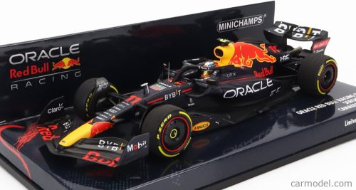 Minichamps - Red Bull F1  Rb18 Team Oracle Red Bull Racing N 11 Canadian Gp 2022 Sergio Perez Matt Blue Yellow Red