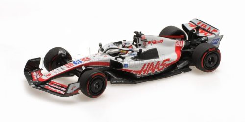 Minichamps - HAAS F1  VF-22 TEAM HAAS N 20 POLE POSITION BRAZILIAN GP 2022 KEVIN MAGNUSSEN WHITE BLACK RED