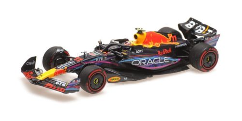 Minichamps - RED BULL F1  RB19 TEAM ORACLE RED BULL RACING N 11 2nd MIAMI GP 2023 SERGIO PEREZ MATT BLUE