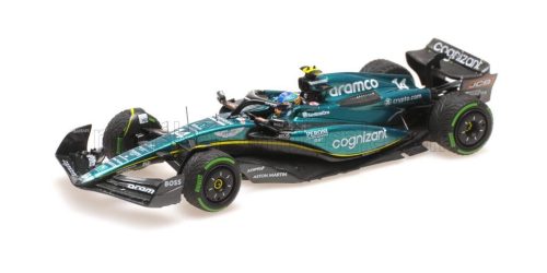 Minichamps - ASTON MARTIN F1  AMR23 TEAM ARAMCO COGNIZANT N 14 2nd MONACO GP 2023 FERNANDO ALONSO GREEN