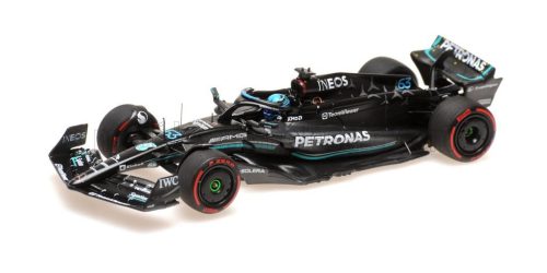 Minichamps - MERCEDES GP F1 W14 TEAM MERCEDES-AMG PETRONAS FORMULA ONE N 63 3rd SPAIN GP 2023 GEORGE RUSSELL MATT BLACK