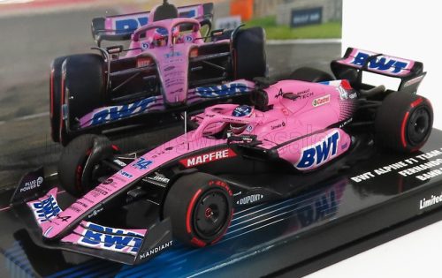 Minichamps - RENAULT F1 A522 TEAM ALPINE BWT N 14 BAHRAIN GP 2022 FERNANDO ALONSO PINK