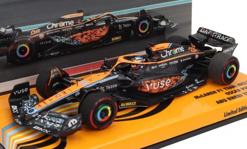 Minichamps - McLAREN F1  MCL36 MERCEDES TEAM MCLAREN N 28 TEST ABU DHABI 2022 OSCAR PIASTRI ORANGE BLACK