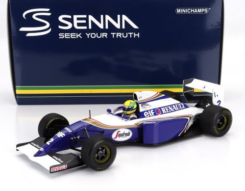 Minichamps - WILLIAMS F1  FW16 TEAM ROTHMANS RENAULT N 2 SAN MARINO GP DIRTY VERSION 1994 AYRTON SENNA BLUE WHITE