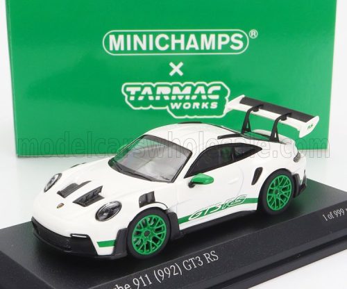 Minichamps - PORSCHE 911 992 GT3 RS COUPE 2022 WHITE GREEN