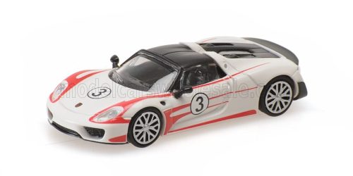 Minichamps - PORSCHE 918 SPYDER SALZBURG RACING DESIGN N 3 WEISSACHPACKAGE 2015 RED WHITE