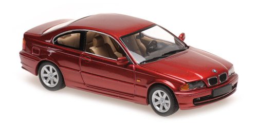 Minichamps - 1:43 BMW 3ER COUPE (E46) – 1999 – RED METALLIC - MAXICHAMPS - MINICHAMPS